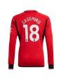 Moški Nogometna dresi replika Manchester United Casemiro #18 Domači 2023-24 Dolgi rokav